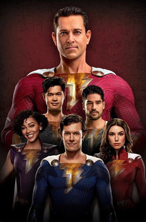 shazam fury of the gods cast and characters